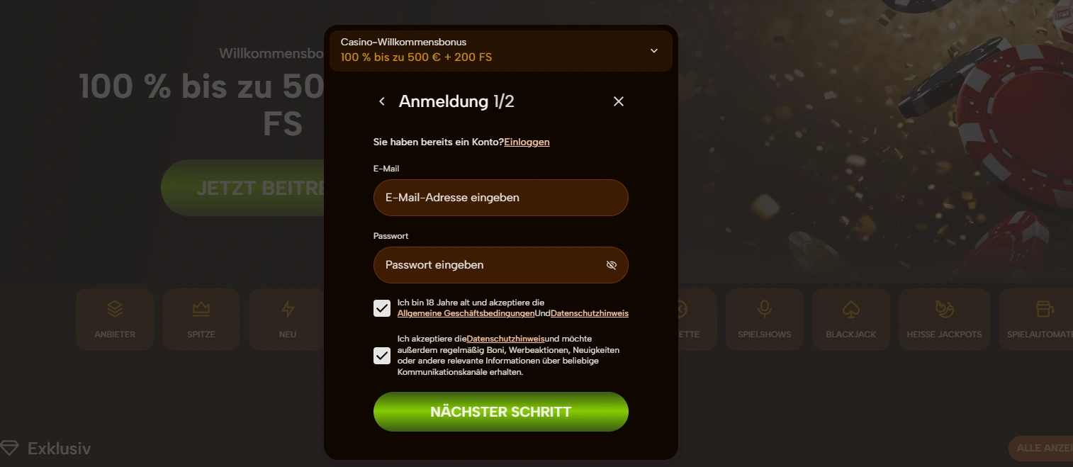 panteon casino anmeldung