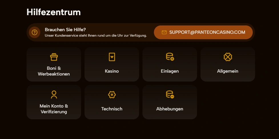 panteon casino hilfezentrum-