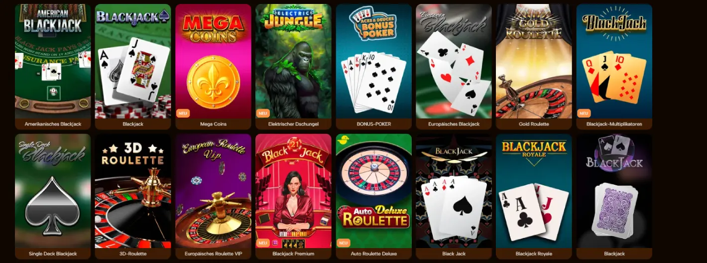 panteon casino tischspiele